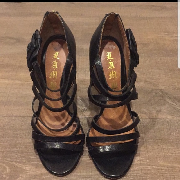 L.A.M B Strappy Heels with box - Picture 4 of 4